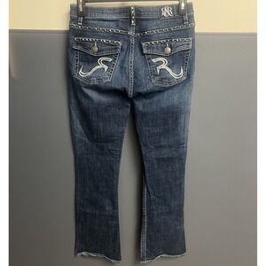 Rock & Republic Womens Blue Spike Bootcut‎ Jeans Kassandra Size 8 M